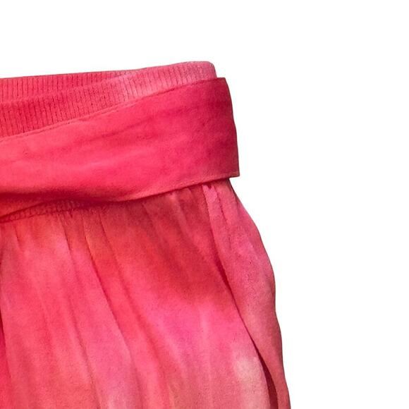 New CHASER Chaser Silky Basics Prism Dye Rainbow Belted Cuffed Cargo Pant Size S - Picture 7 of 13